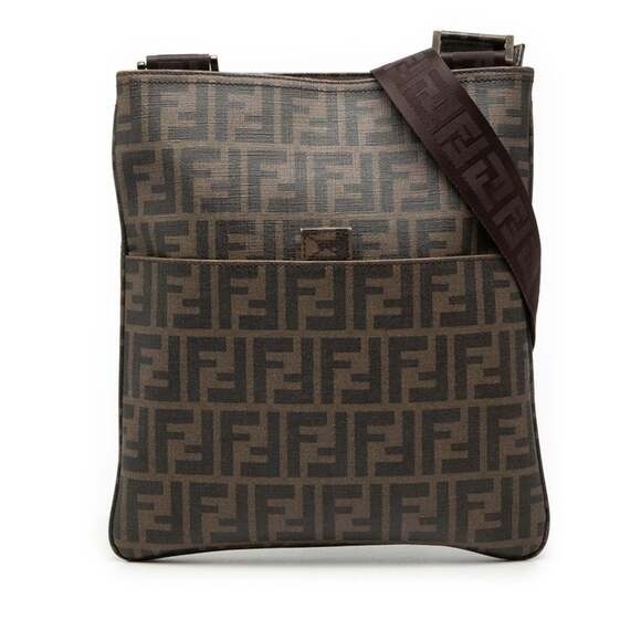 Fendi Zucca Crossbody Shoulder Bag 7VA207 Brown Women's FENDI